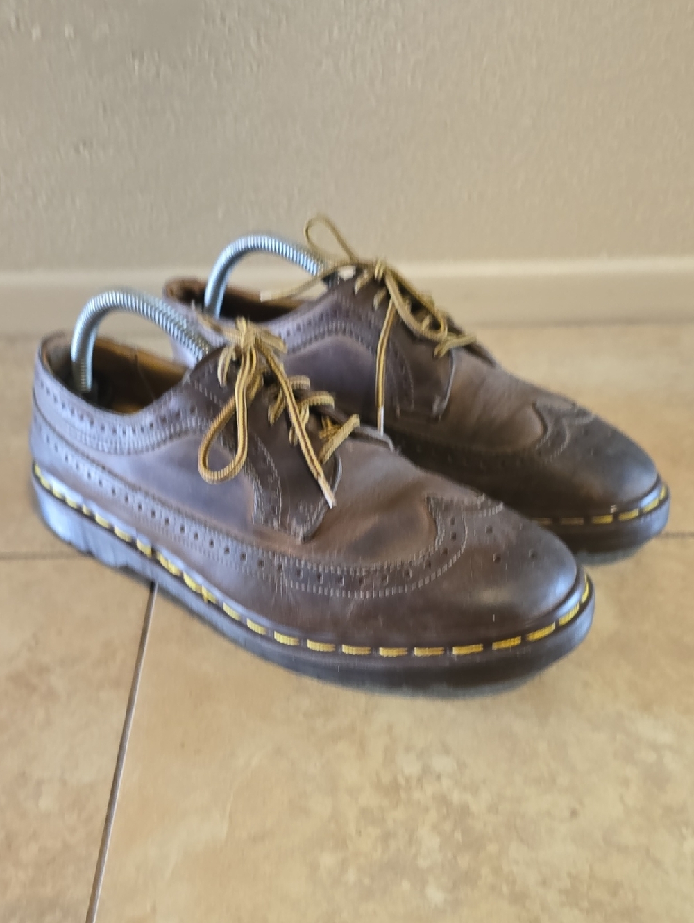 Dr. Martens Brown Wingtip UK 10, US 11M, US 13W Made In England